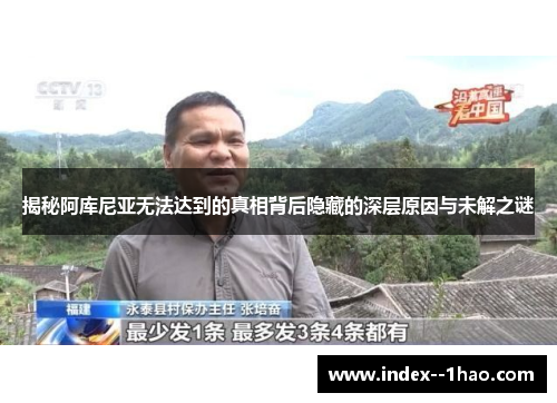 揭秘阿库尼亚无法达到的真相背后隐藏的深层原因与未解之谜 揭秘阿库尼亚无法达到的真相背后隐藏的深层原因与未解之谜