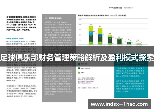 足球俱乐部财务管理策略解析及盈利模式探索